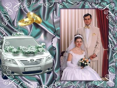 Свадебные фоторамки декорированные в любом цвете и стиле