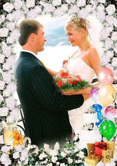 Вставить Свадебное Фото Онлайн